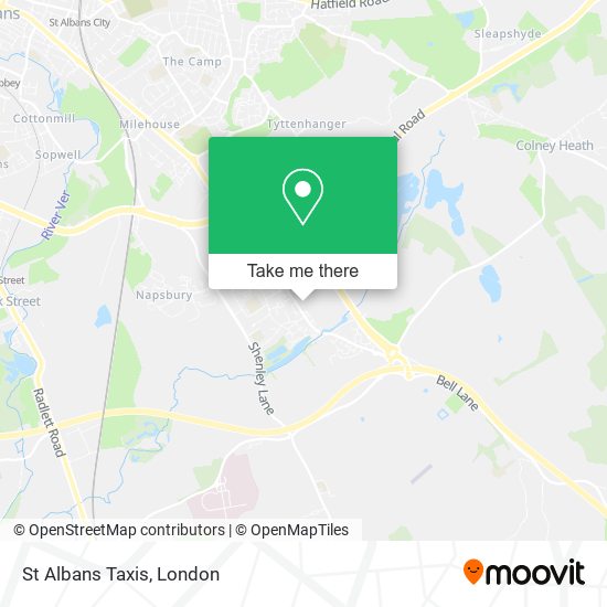 St Albans Taxis map