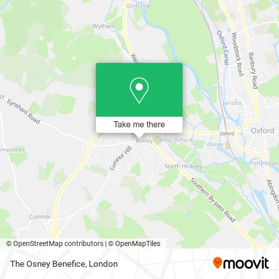 The Osney Benefice map
