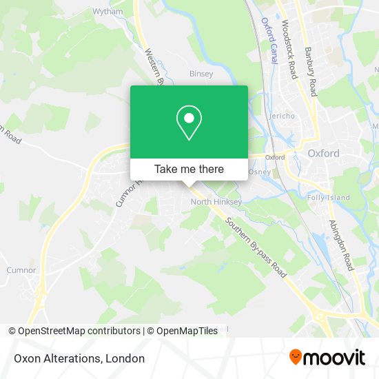 Oxon Alterations map
