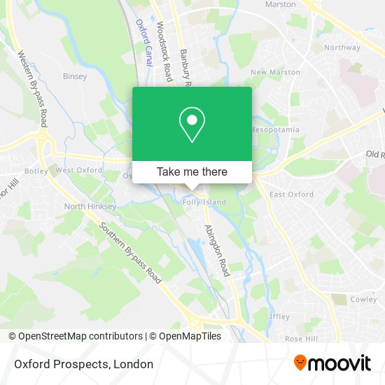 Oxford Prospects map