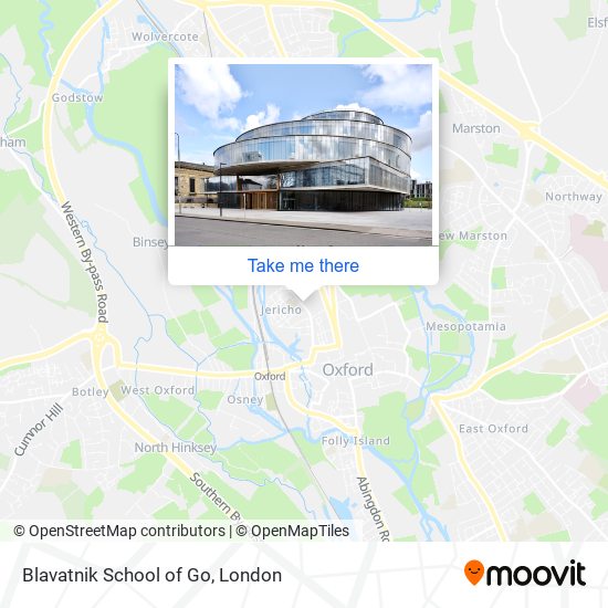 Blavatnik School of Go map