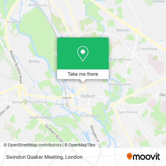 Swindon Quaker Meeting map
