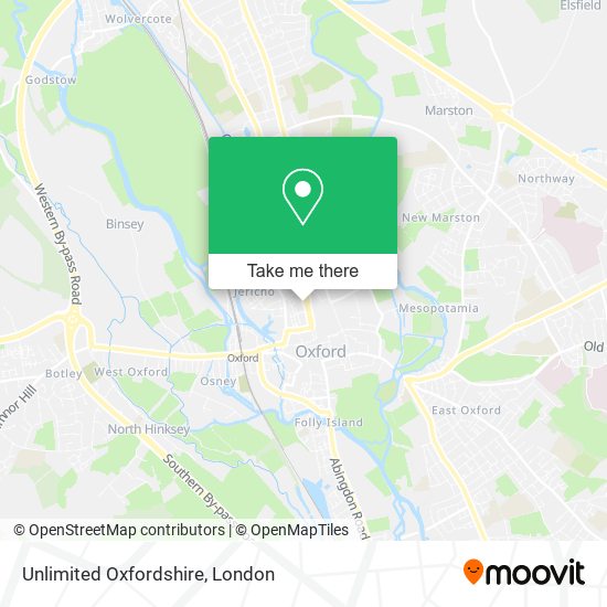 Unlimited Oxfordshire map