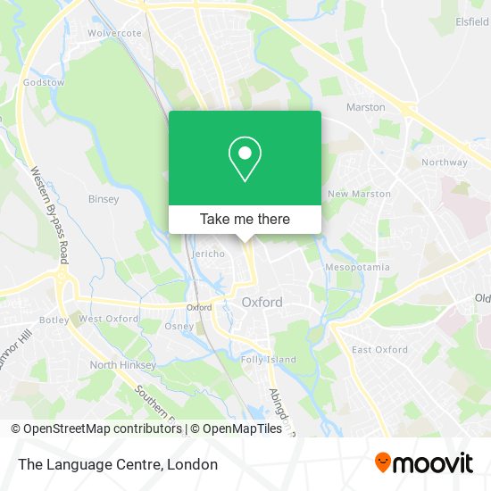 The Language Centre map