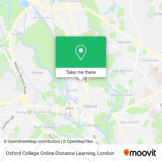 Oxford College Online Distance Learning map