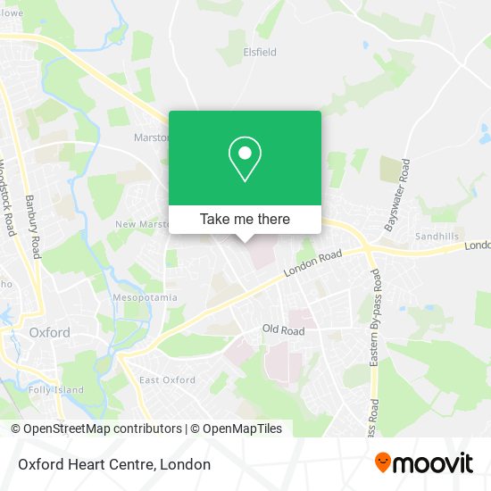 Oxford Heart Centre map