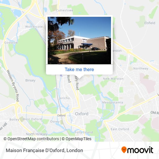 Maison Française D'Oxford map