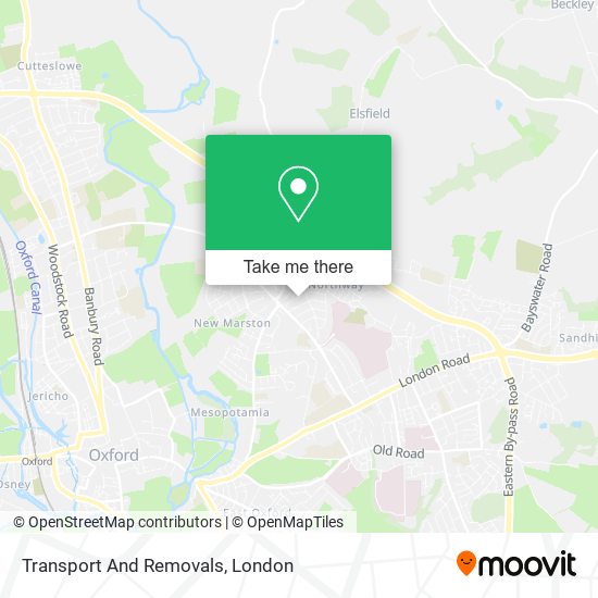 Transport And Removals map