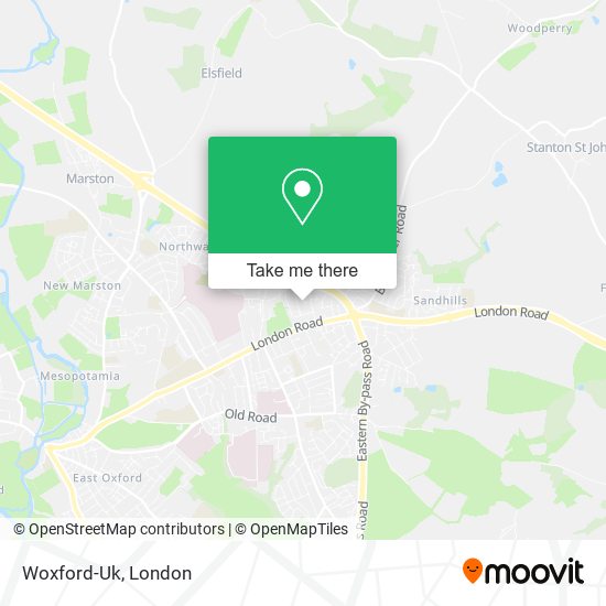 Woxford-Uk map