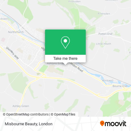 Misbourne Beauty map