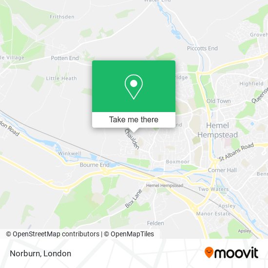 Norburn map