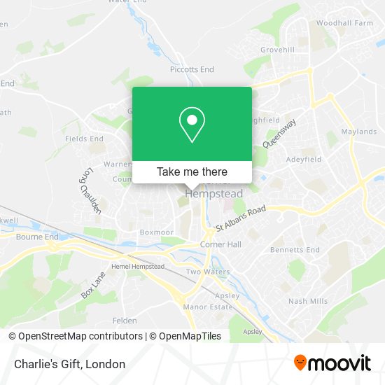 Charlie's Gift map