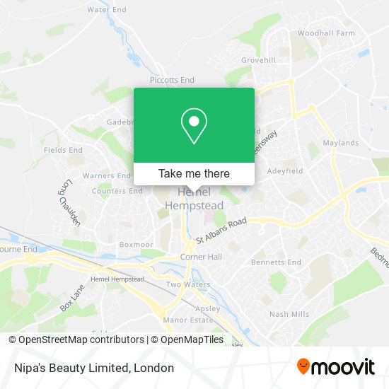 Nipa's Beauty Limited map