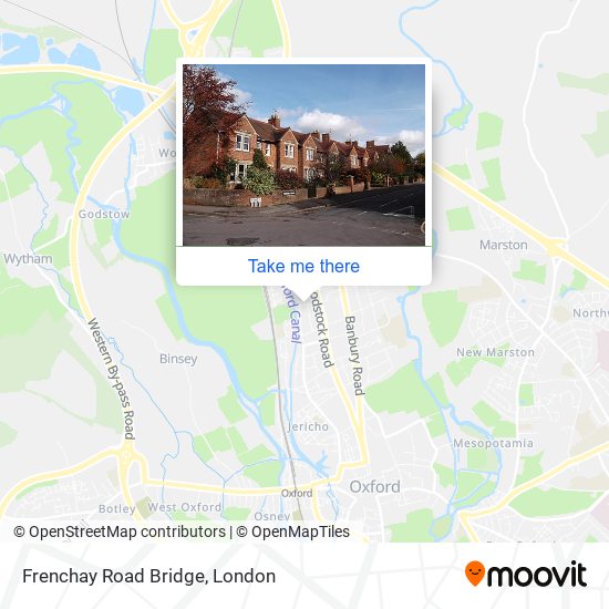Frenchay Road Bridge map