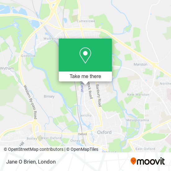 Jane O Brien map