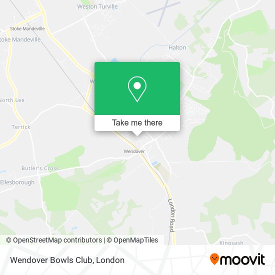 Wendover Bowls Club map