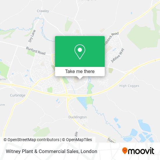 Witney Plant & Commercial Sales map