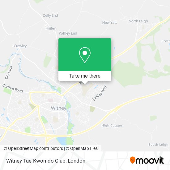 Witney Tae-Kwon-do Club map