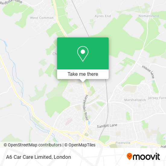 A6 Car Care Limited map