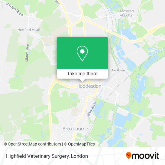Highfield Veterinary Surgery map