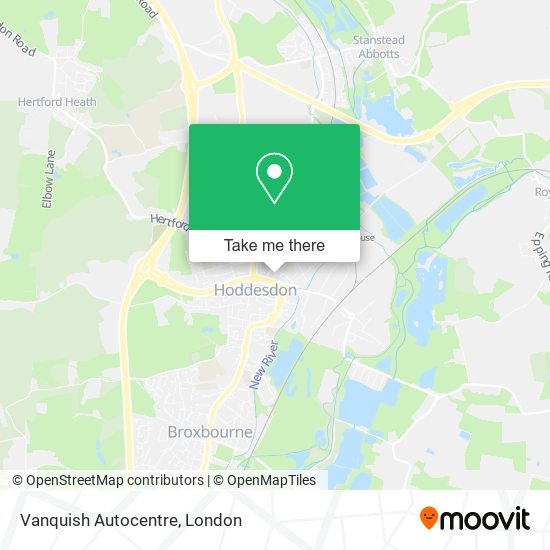 Vanquish Autocentre map