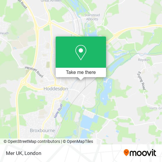 Mer UK map