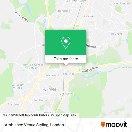 Ambience Venue Styling map