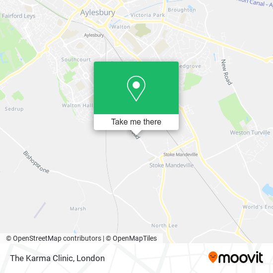 The Karma Clinic map