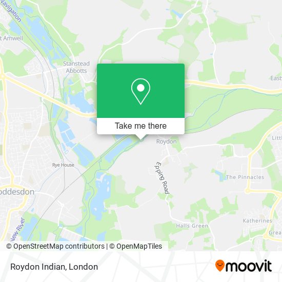 Roydon Indian map
