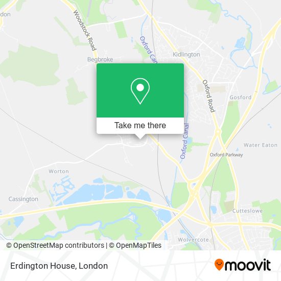Erdington House map
