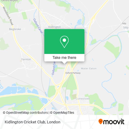 Kidlington Cricket Club map