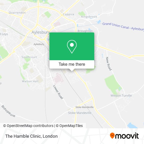 The Hamble Clinic map