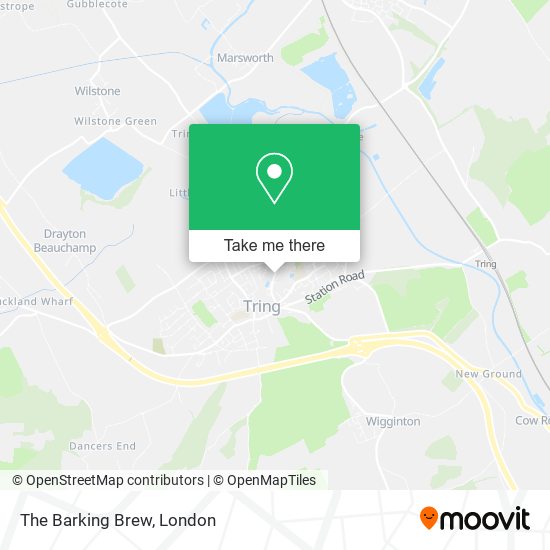The Barking Brew map
