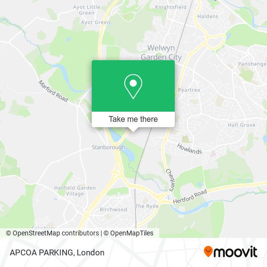 APCOA PARKING map