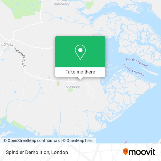 Spindler Demolition map
