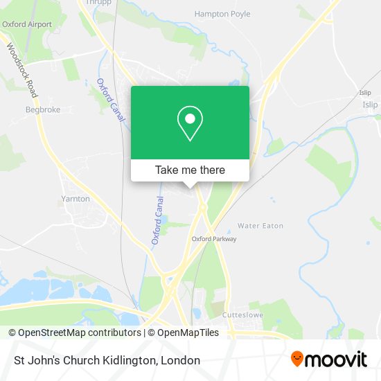 St John's Church Kidlington map