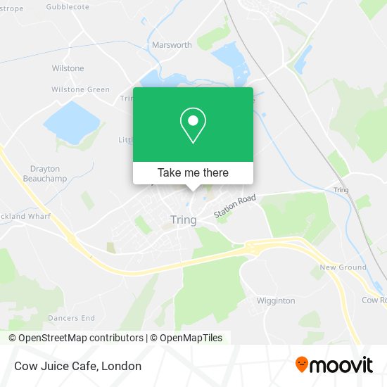 Cow Juice Cafe map
