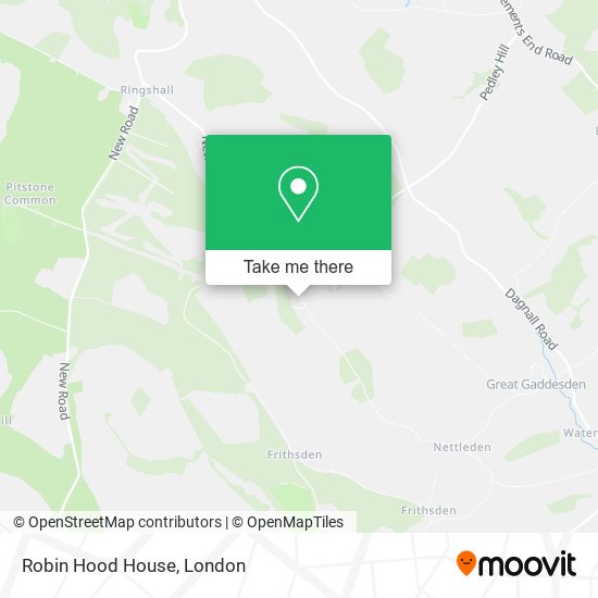 Robin Hood House map