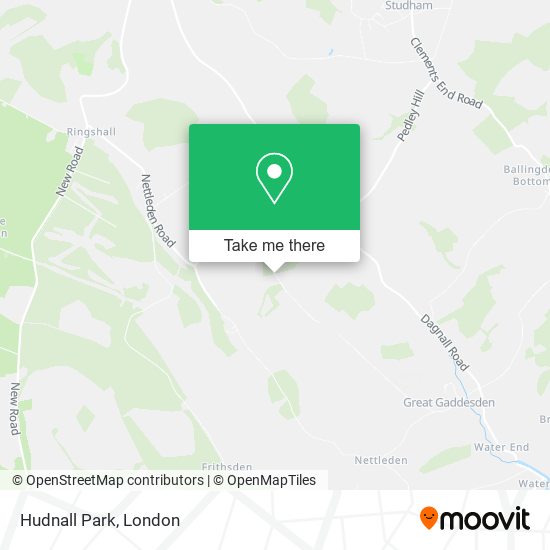 Hudnall Park map