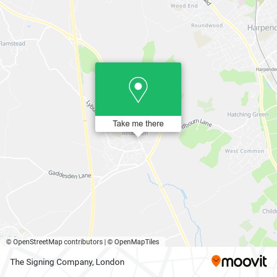 The Signing Company map