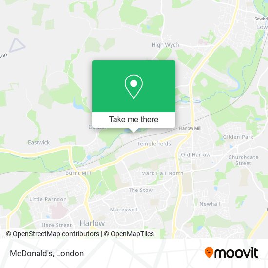 McDonald's map