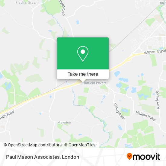 Paul Mason Associates map
