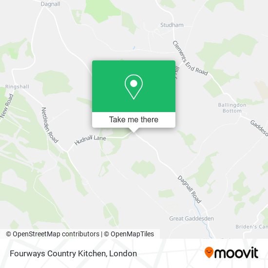 Fourways Country Kitchen map