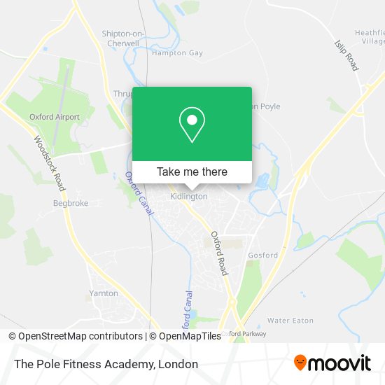 The Pole Fitness Academy map