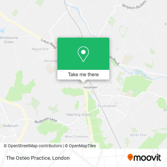 The Osteo Practice map