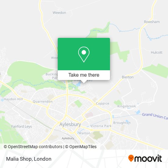 Malia Shop map