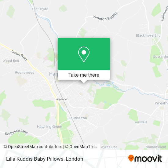 Lilla Kuddis Baby Pillows map