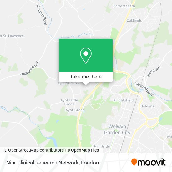 Nihr Clinical Research Network map