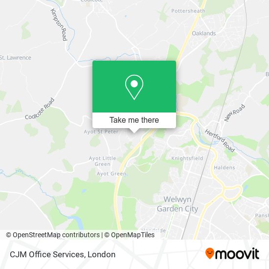 CJM Office Services map