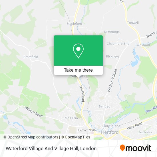 Waterford Village And Village Hall map